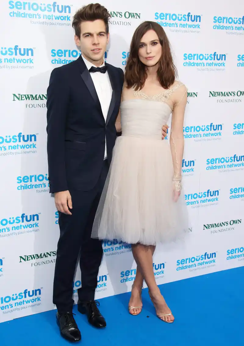 James Righton and Keira Knightley on December 3, 2013 in London
