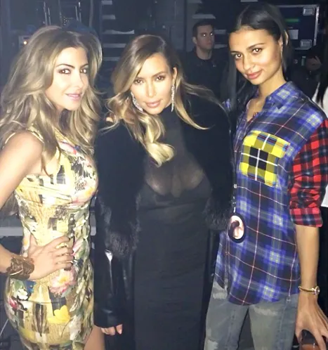 Kim Kardashian, Larsa Pippen and Kristen Noel Gipson