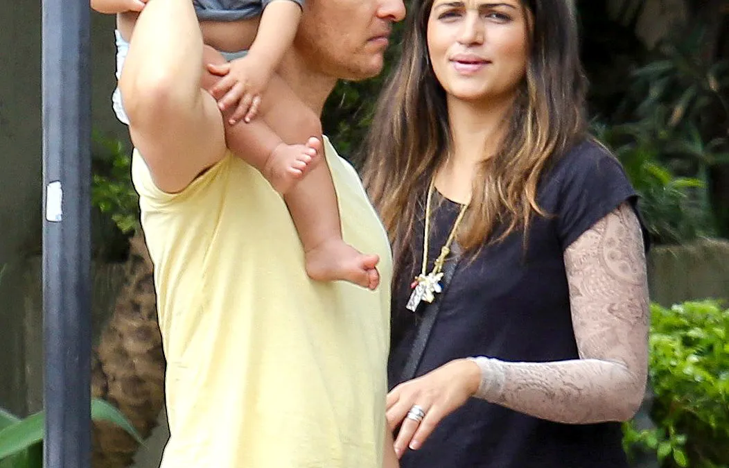 Matthew McConaughey and Camila Alves with their son Livingston