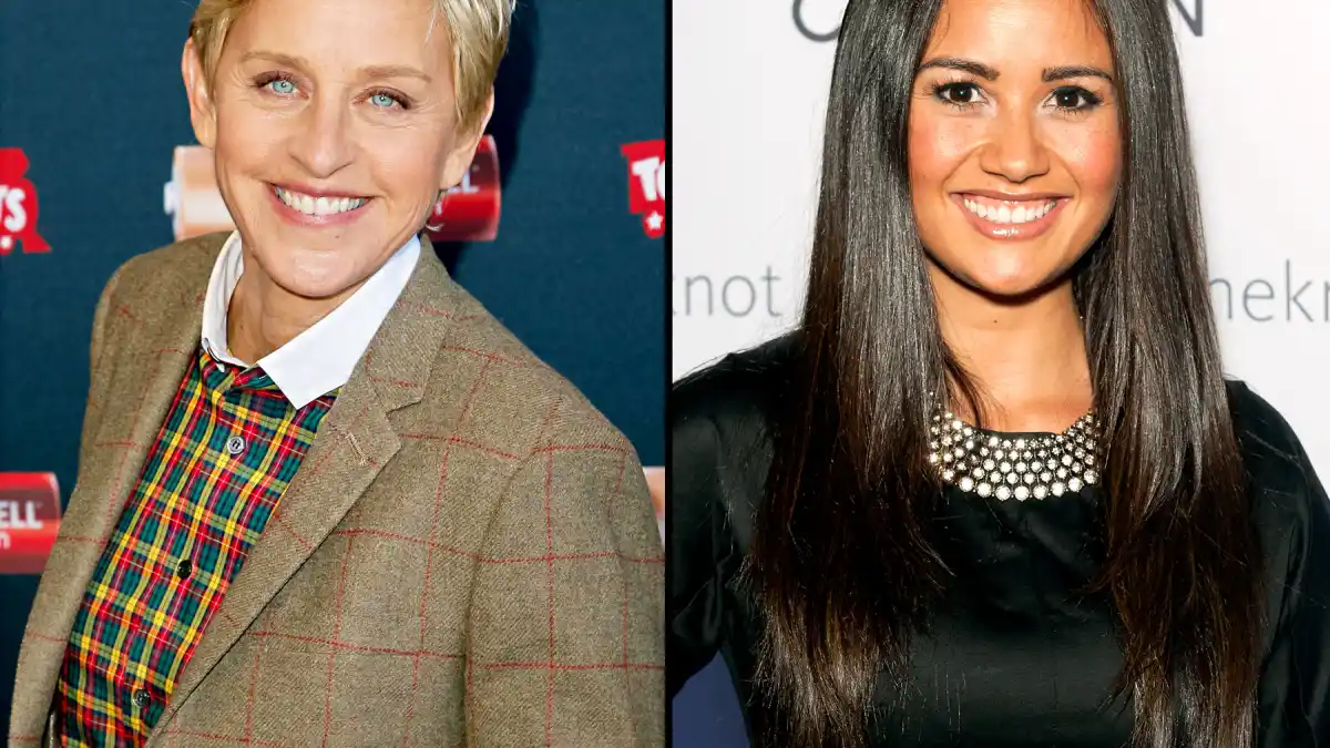 Ellen DeGeneres and Catherine Giudici
