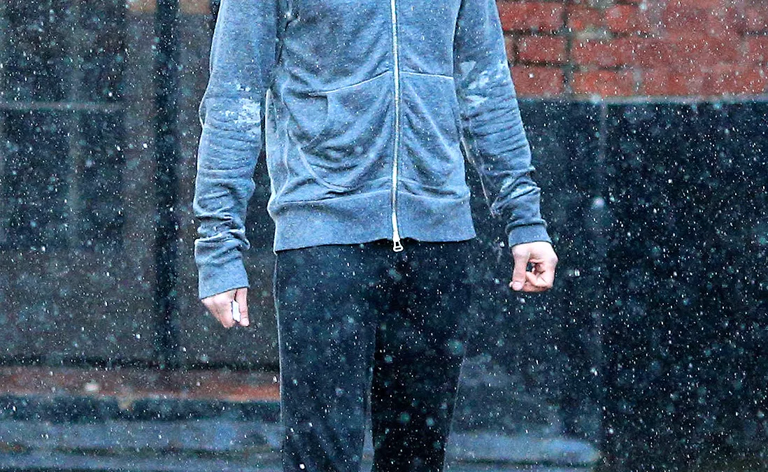 Jamie Dornan filming 50 shades of Grey