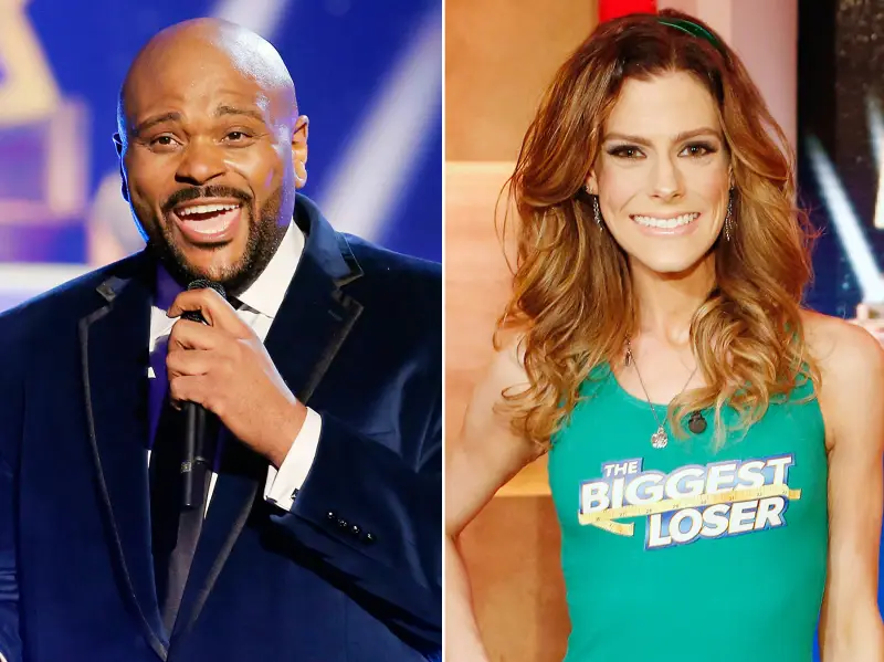 Ruben Studdard and Rachel Frederickson on The Biggest Loser Finale