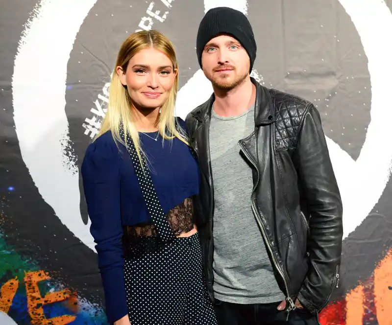 Lauren Parsekian and Aaron Paul