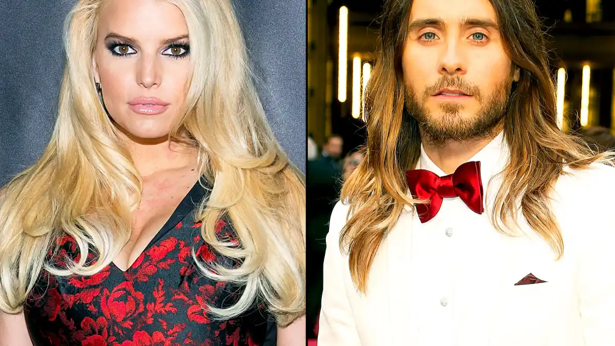 Jessica Simpson and Jared Leto