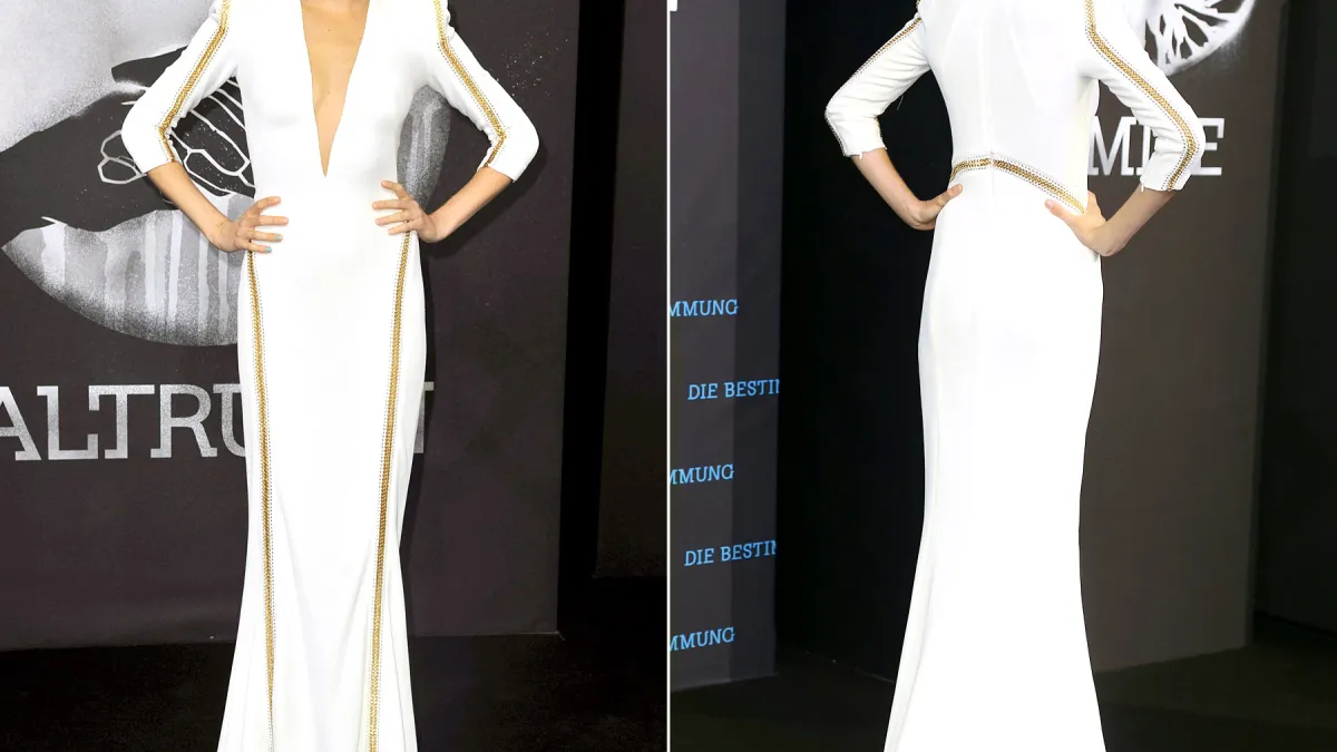 Shailene Woodley at premiere of "Divergent" in Berlin. April 1, 2014