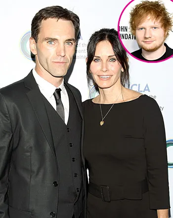 1396536167_johnny mcdaid courteney cox ed sheeran 350