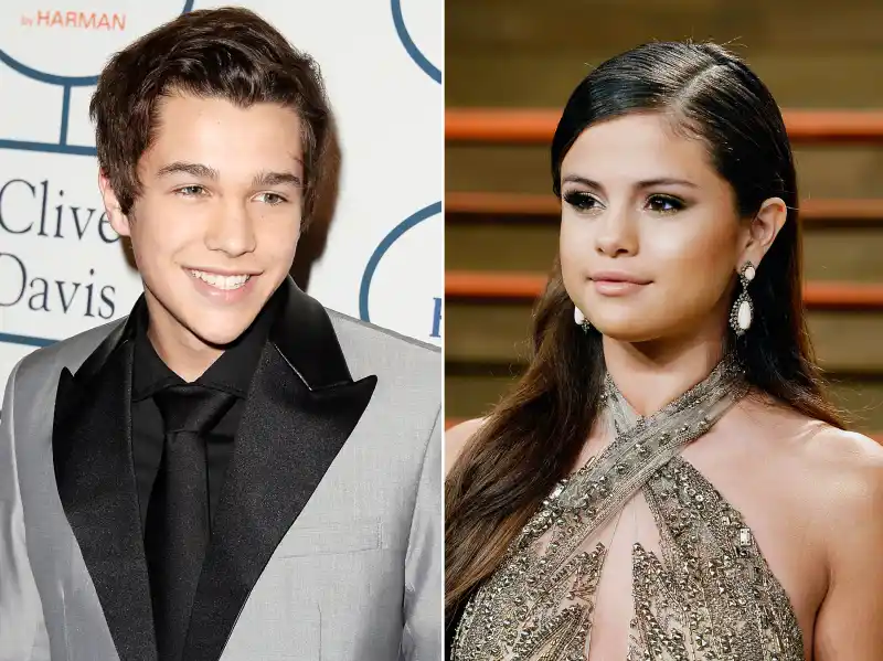 Austin Mahone and Selena Gomez