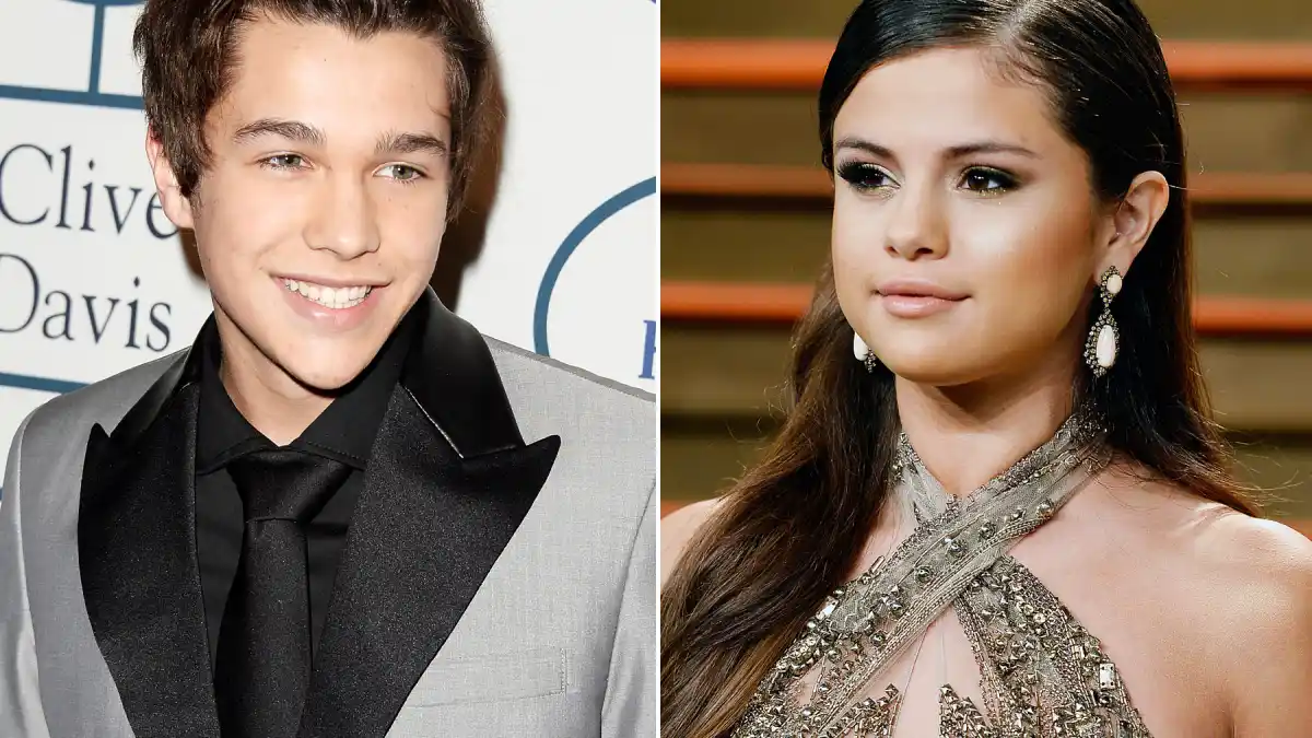 Austin Mahone and Selena Gomez