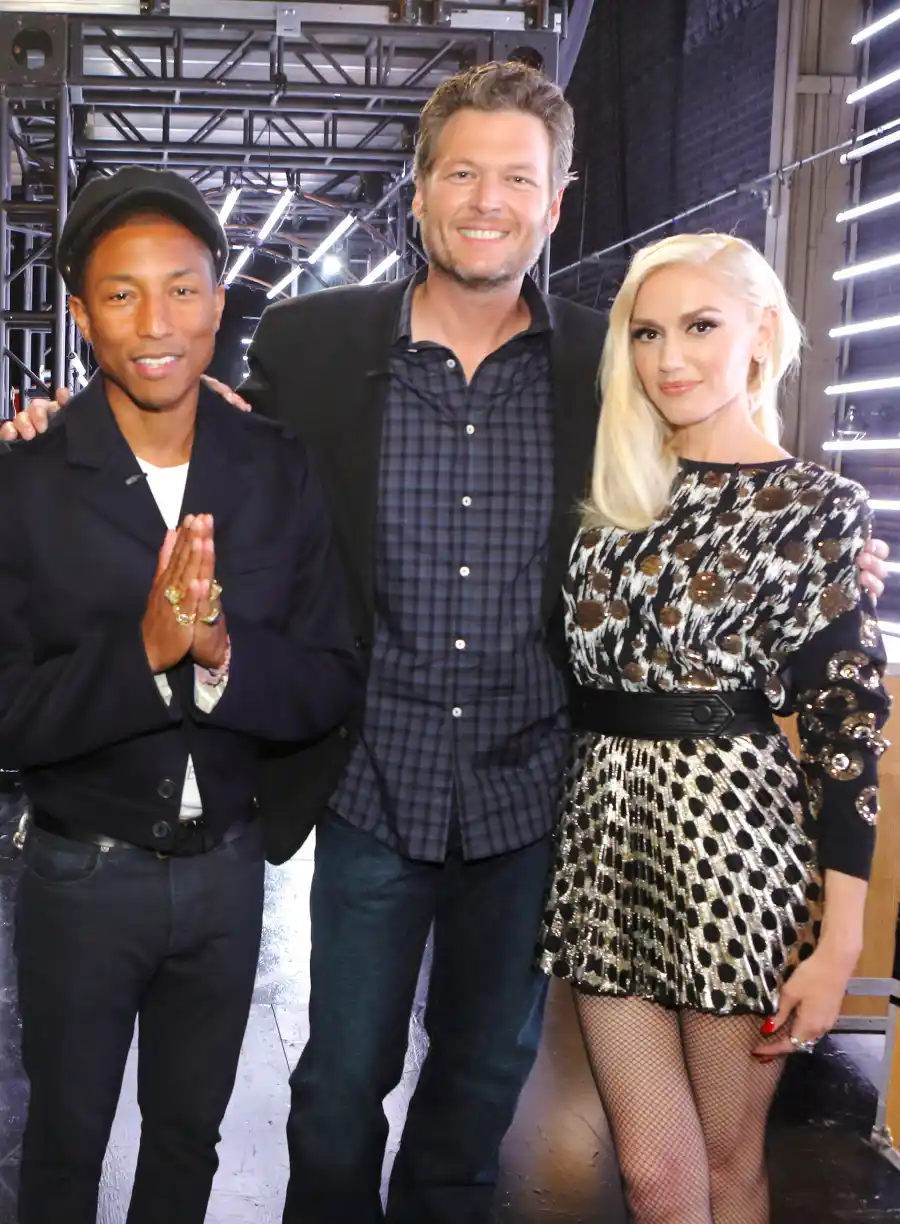 Blake Shelton Gwen Stefani Pharrell