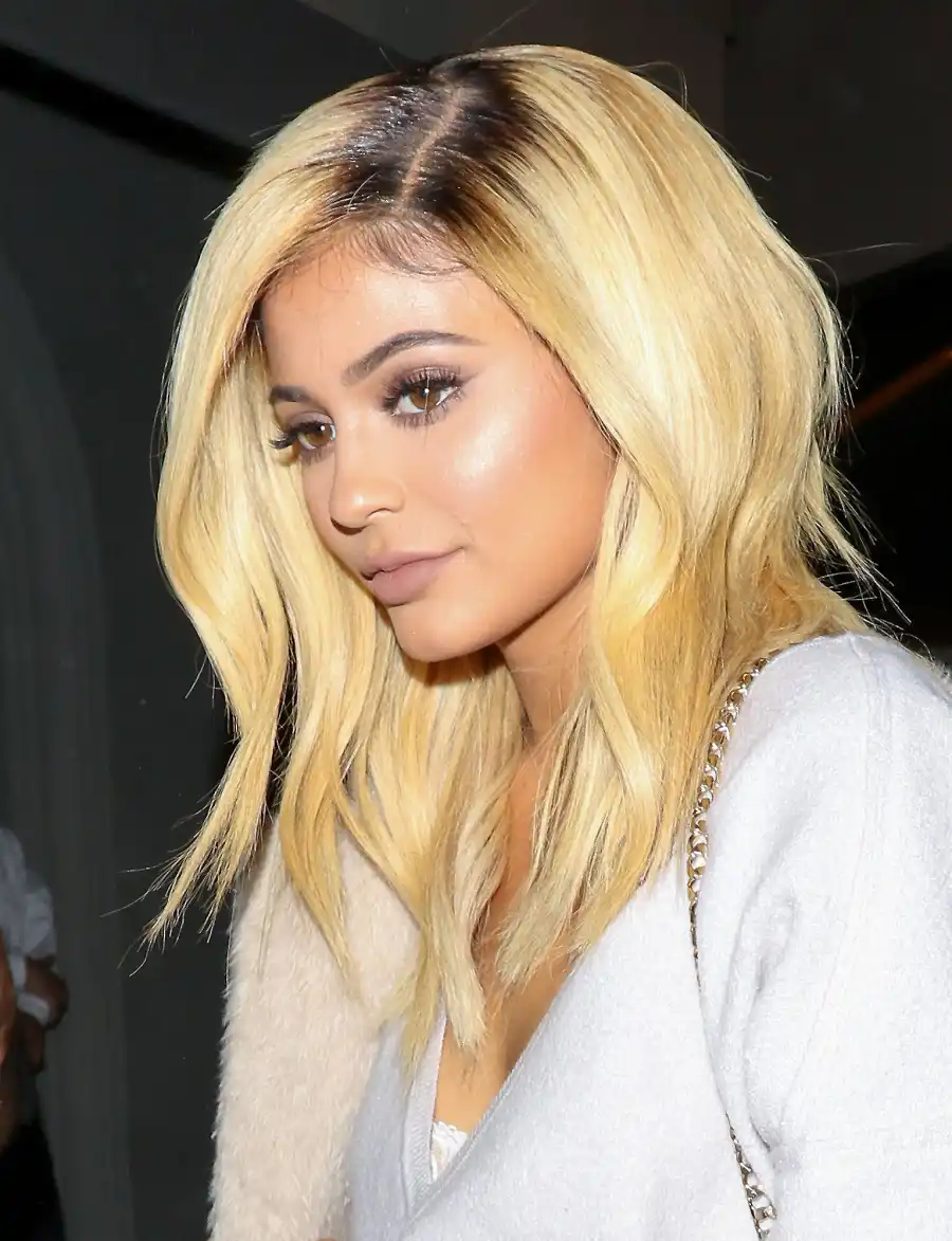 Kylie Jenner's Colorful Wigs- hair color changes