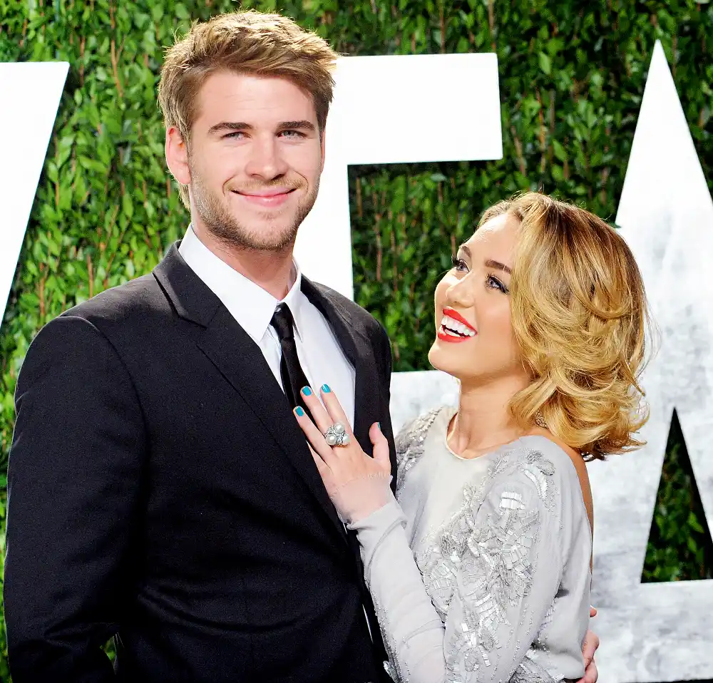Liam Hemsworth and Miley Cyrus