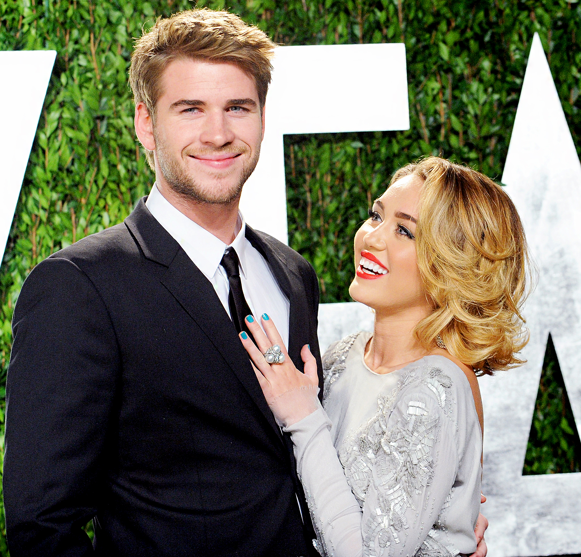 Liam Hemsworth and Miley Cyrus