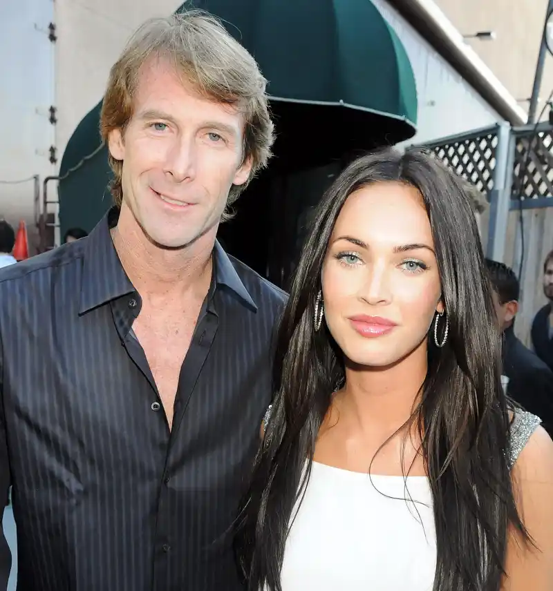 Michael Bay and Megan Fox