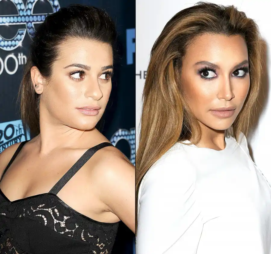 Lea Michele and Naya Rivera