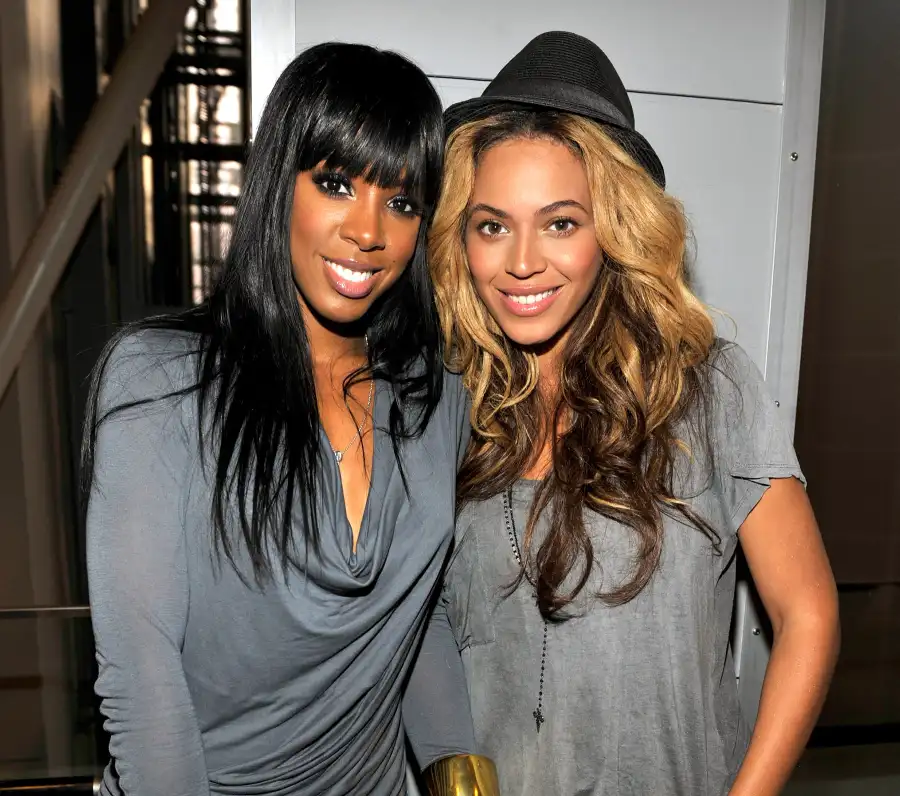 Kelly Rowland and Beyonce