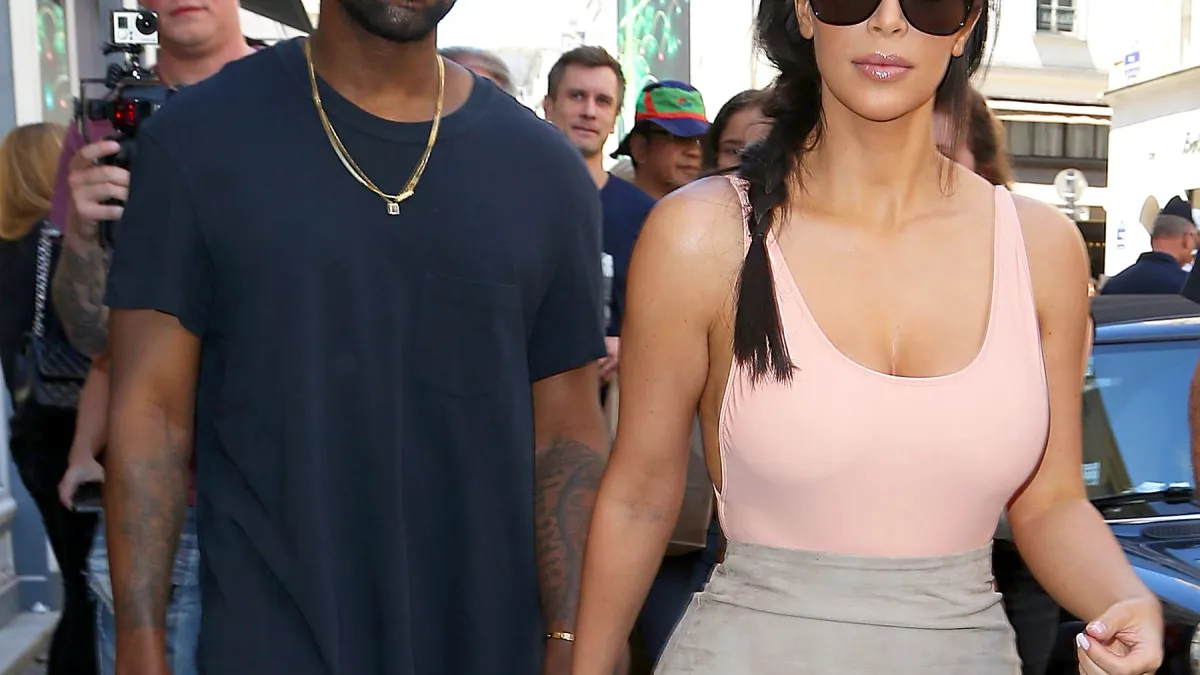 Kim Kardashian and Kanye West
