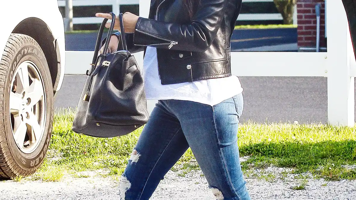 Kourtney Kardashian and her baby bump on June 11, 2014