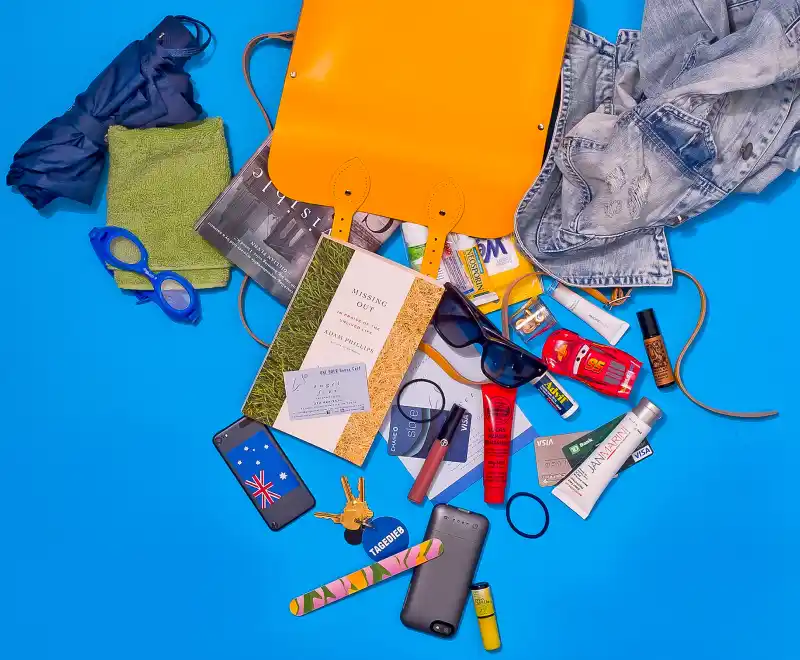 Toni Collette empties her purse for Luxury Handbag Shopping.