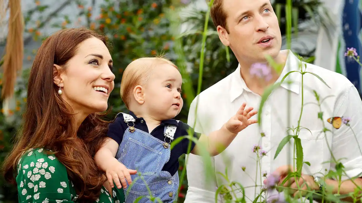 Kate Middleton, Prince William and Prince George
