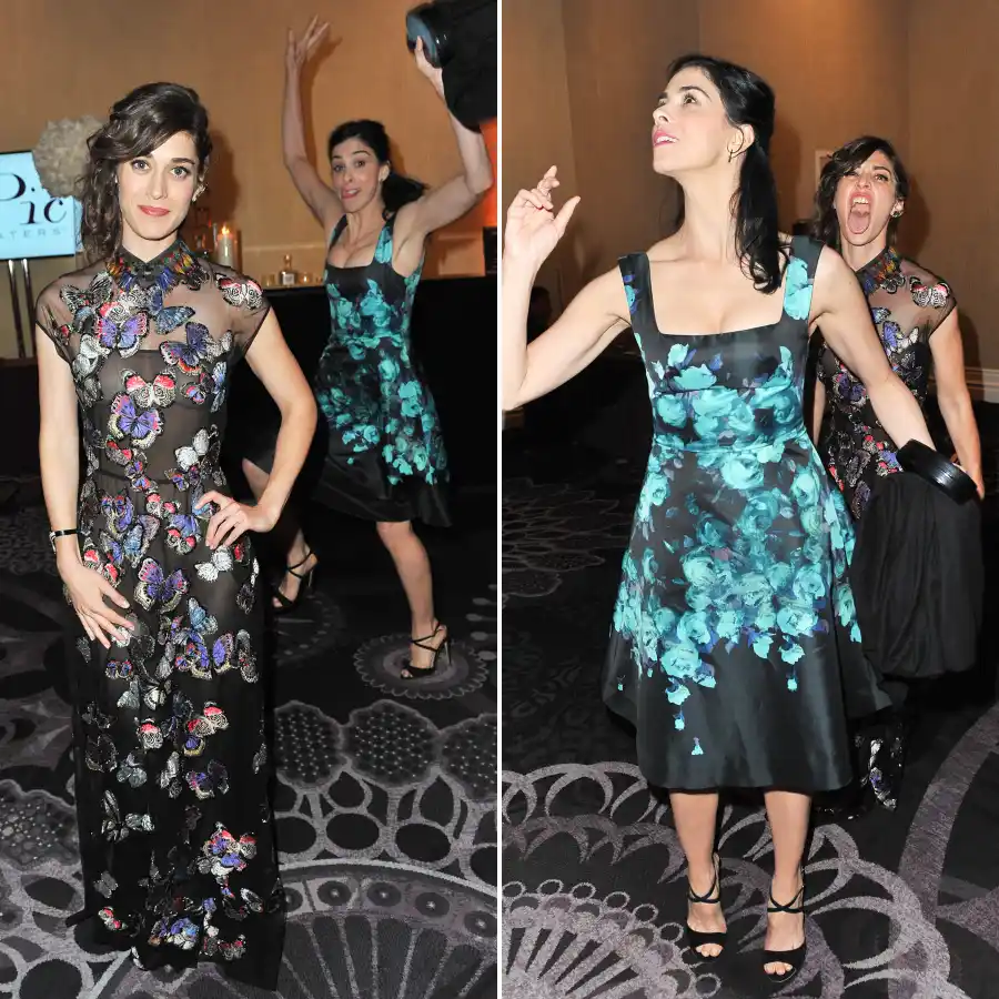 Lizzy Caplan and Sarah Silverman