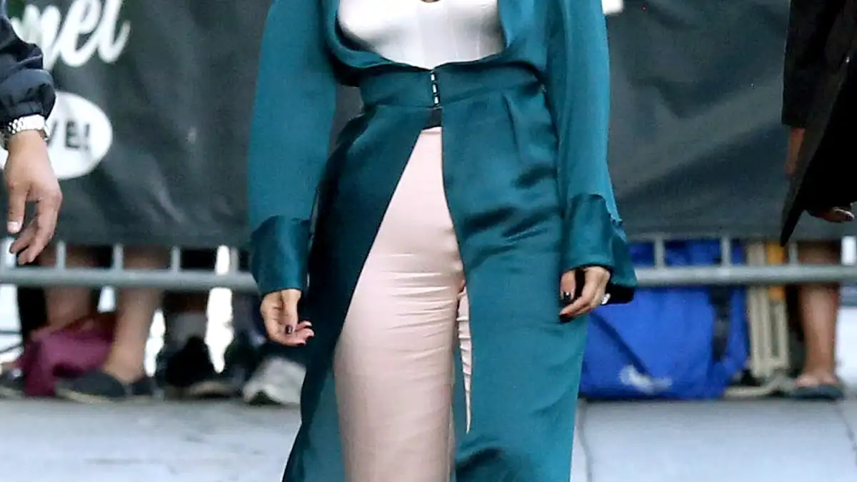 Kim Kardashian making an appearance on 'Jimmy Kimmel Live!'