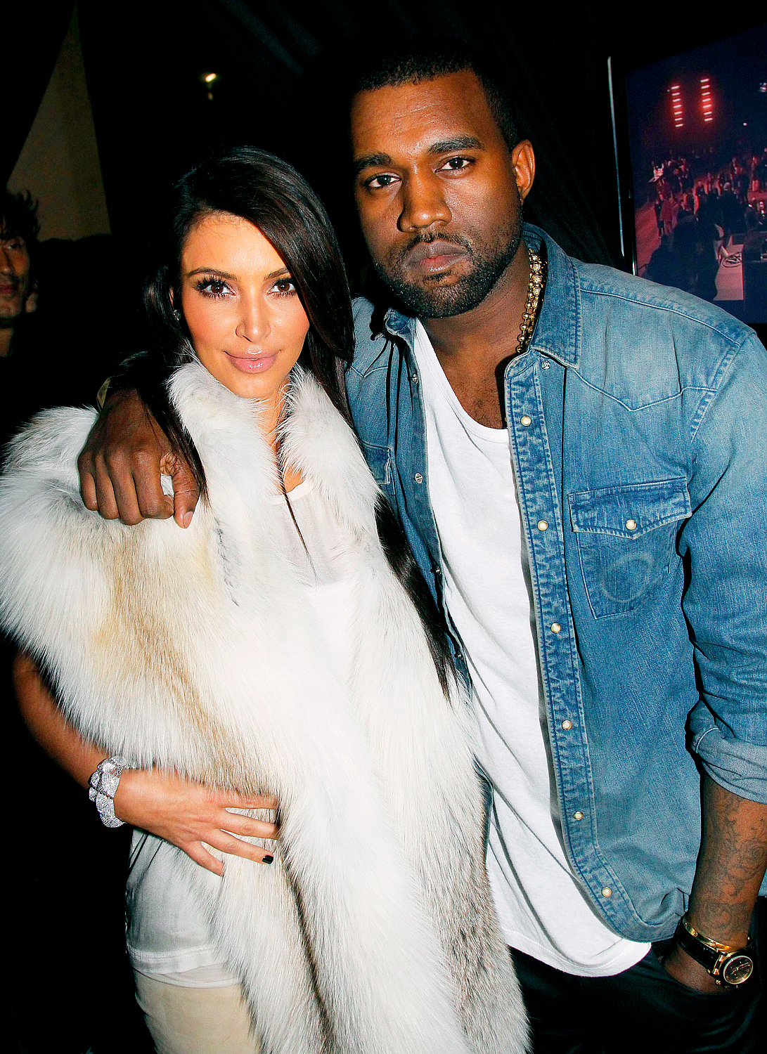 Kim Kardashian and Kanye West