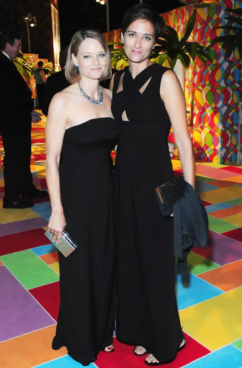 Jodie Foster and Alexandra Hedison at HBO's 2014 Emmy After Party