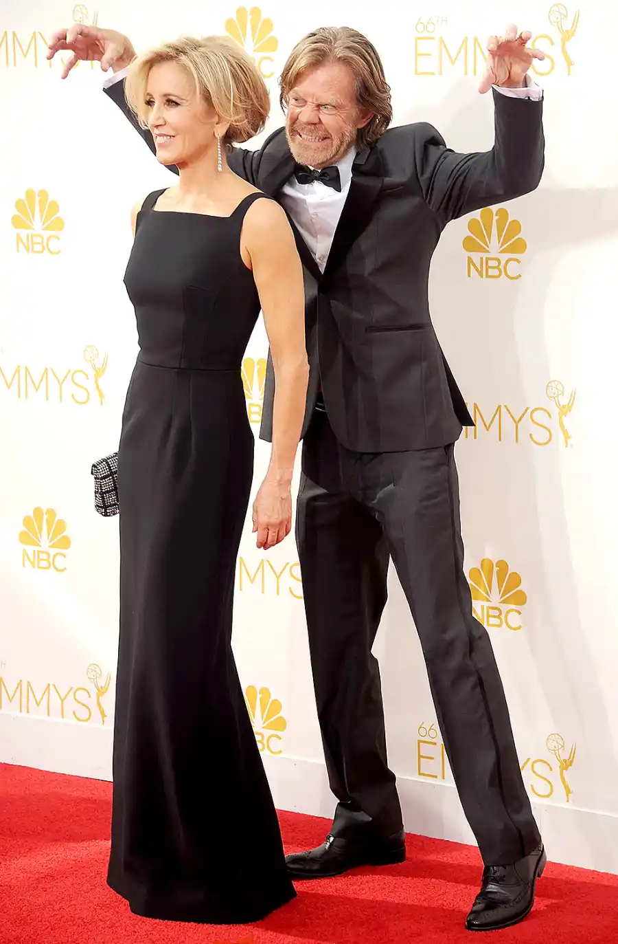 Felicity Huffman and William H. Macy