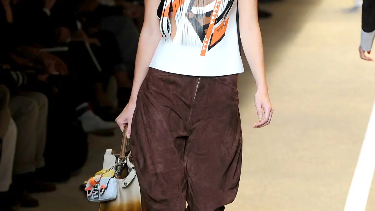 Kendall Jenner walks on the runway during the Fendi fashion show