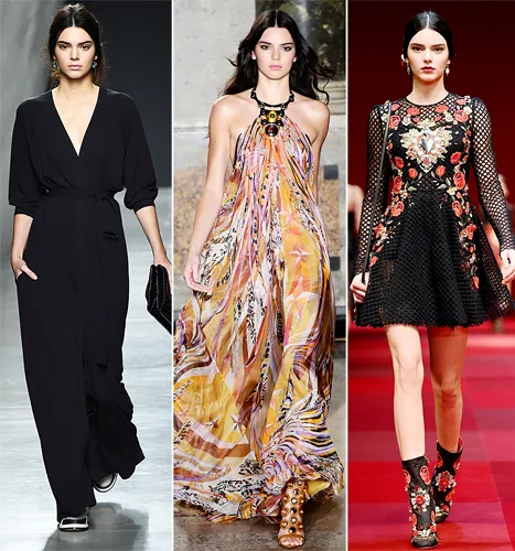 Kendall Jenner at Milan Fashion Week