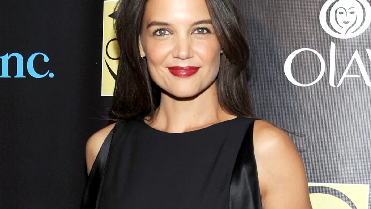 Katie Holmes at the Skin Cancer Foundation Gala on Oct. 21, 2014.