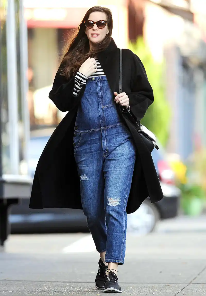 Liv Tyler takes her son Milo to school on Nov. 7, 2014.