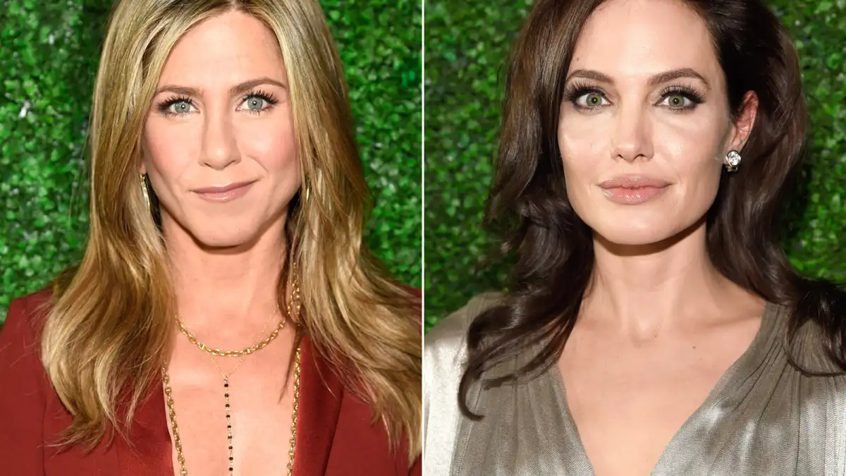 Jennifer Aniston and Angelina Jolie