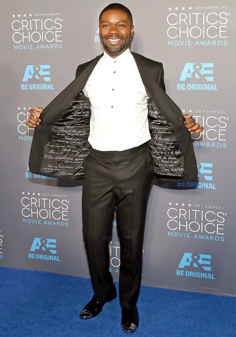 David Oyelowo at The 20th Annual Critics' Choice Movie Awards.