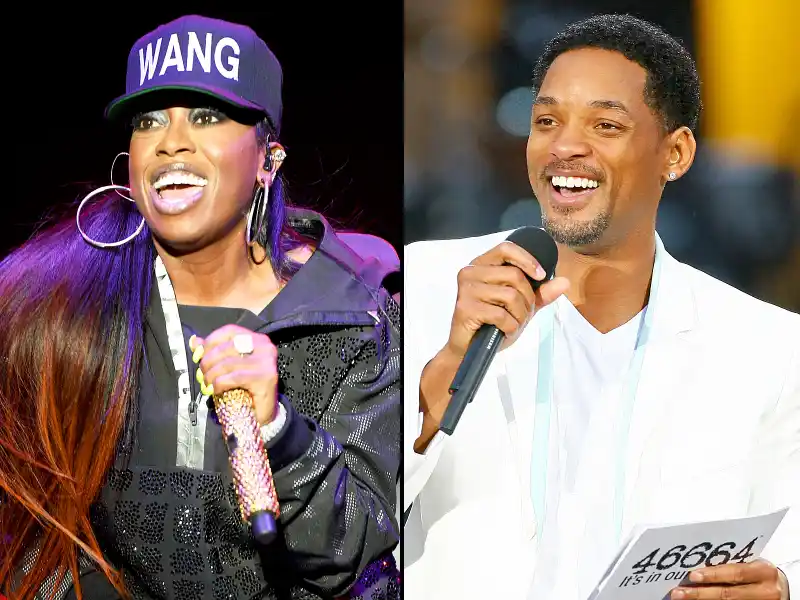 Missy Elliott and Will Smith