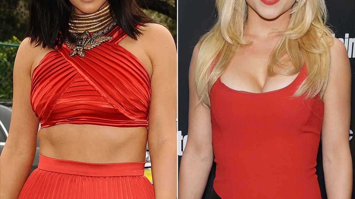 Kim Kardashian and Hayden Panettiere