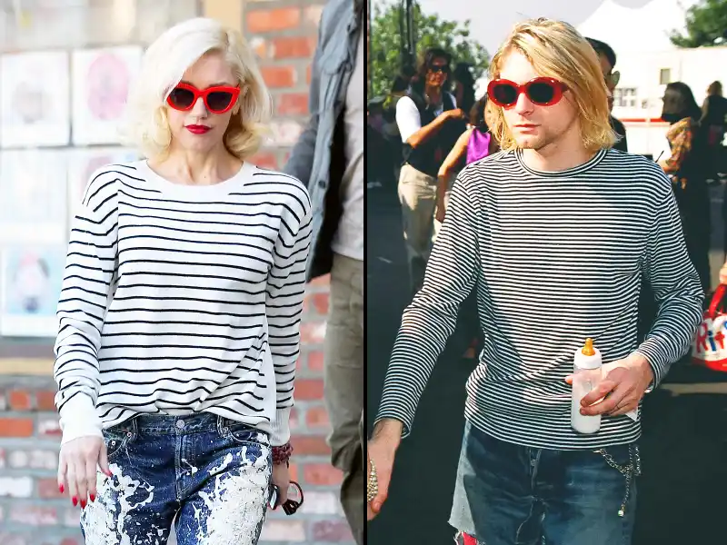 Gwen Stefani and Kurt Cobain