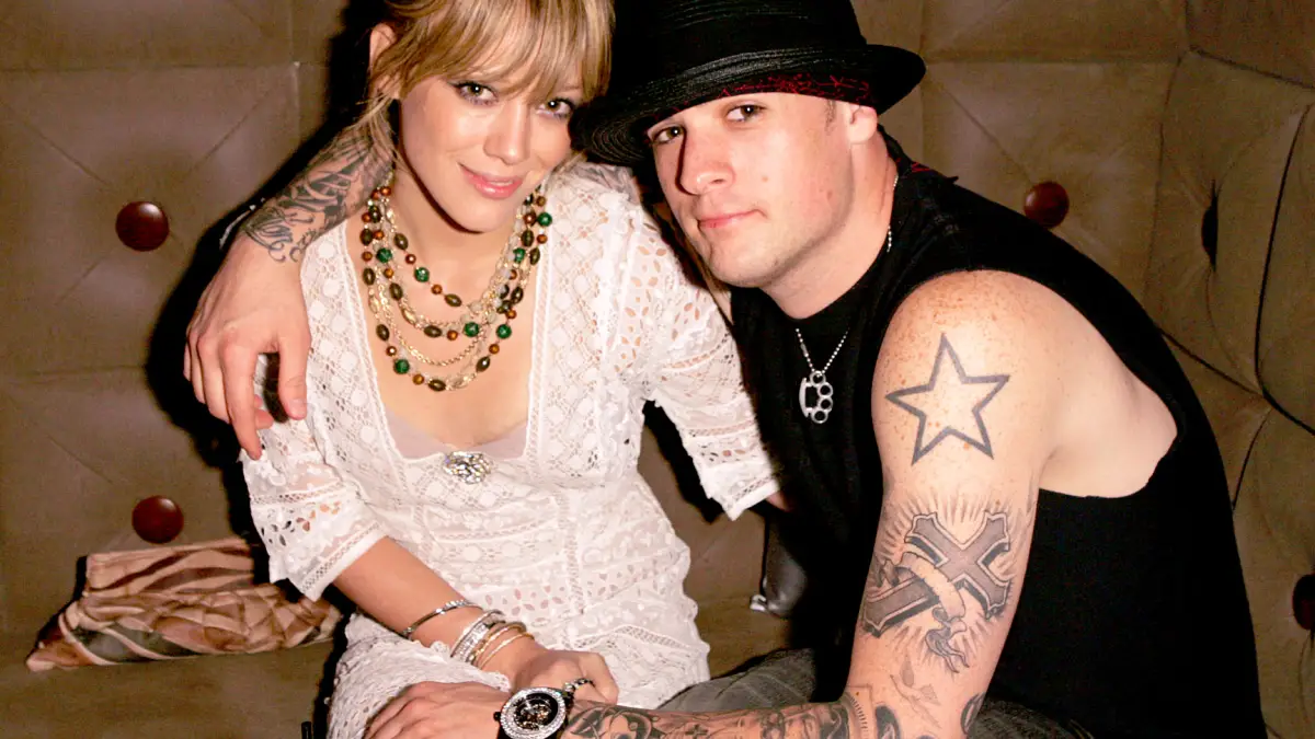 Hilary Duff and Joel Madden