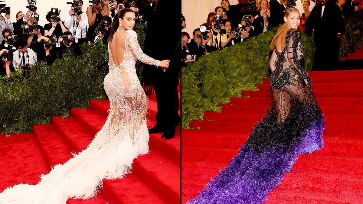 Kim Kardashian and Beyonce