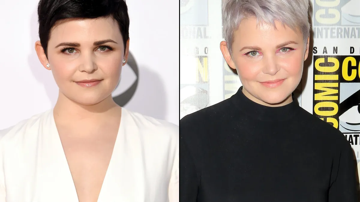 Ginnifer Goodwin debuts light lavender hair at Comic Con 2015.