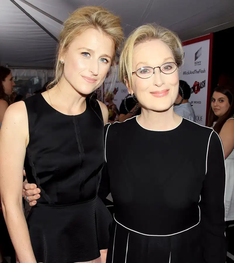 Mamie Gummer and Meryl Streep at the premiere of "RICKI AND THE FLASH"
