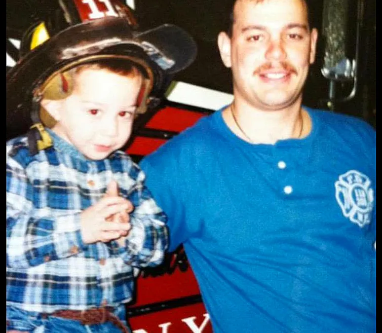 Pete Davidson posted this throwback photo with his father who died
