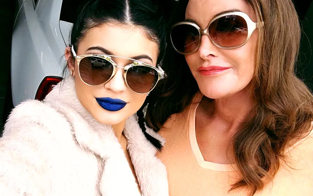Kylie Jenner and Caitlyn Jenner take a selfie on Instagram