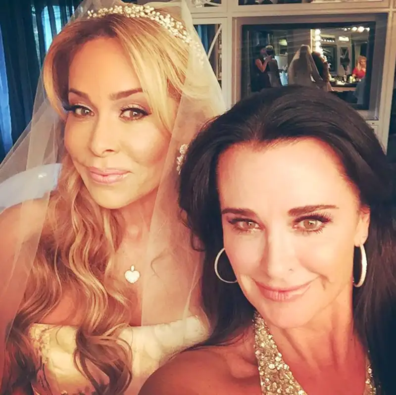 Faye Resnick and Kyle Richards
