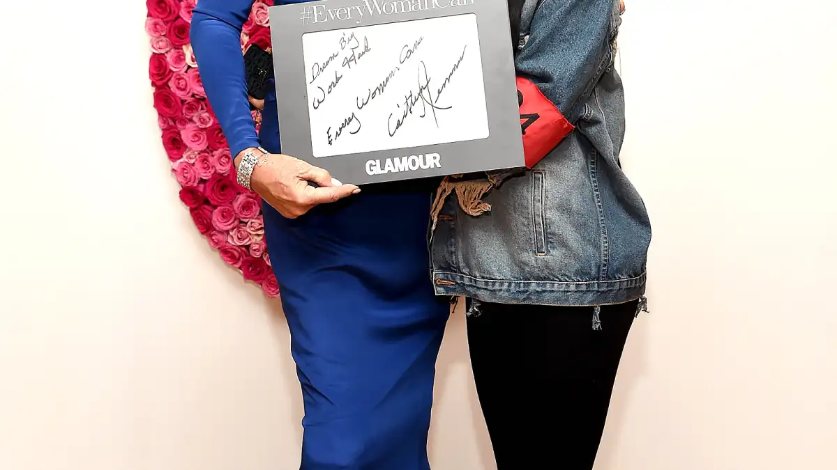 Caitlyn Jenner and Kylie at the 2015 Glamour Women of the Year Awards