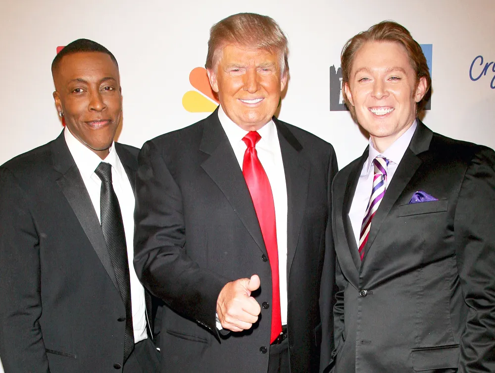 Arsenio Hall, Donald Trump and Clay Aiken