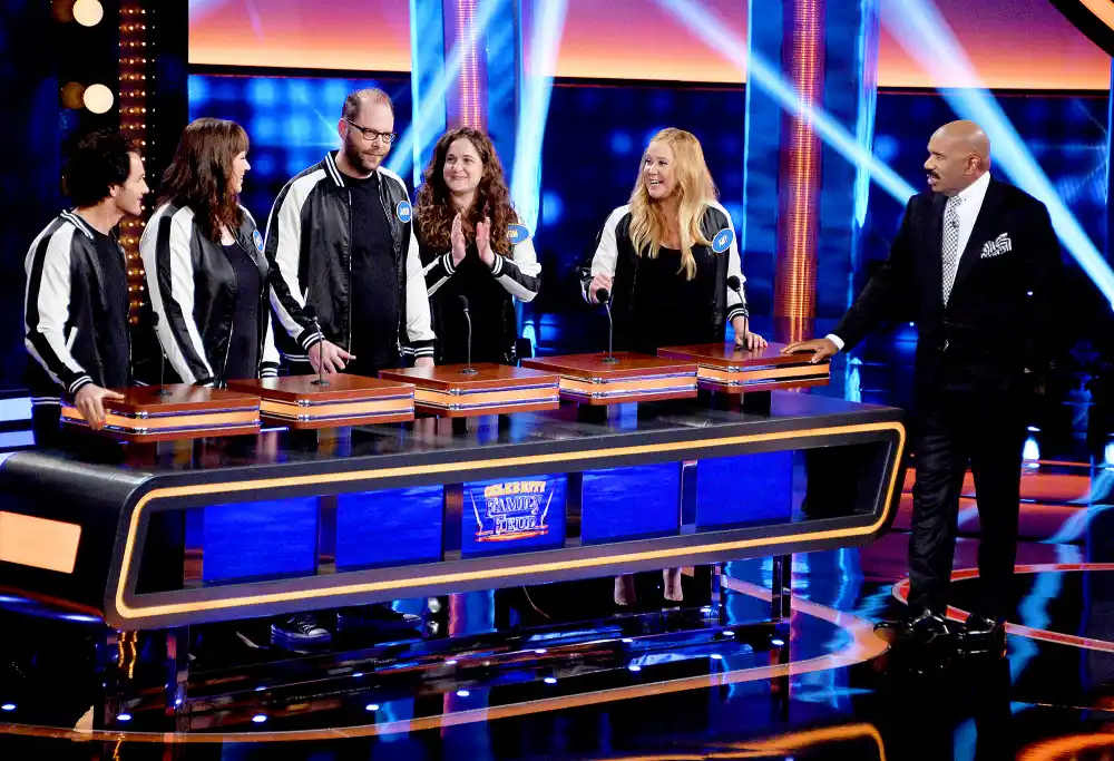 Amy Schumer and Steve Harvey