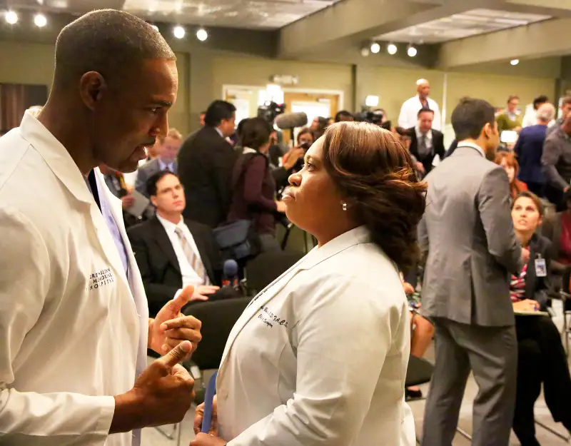 Jason George and Chandra Wilson Grey’s Anatomy