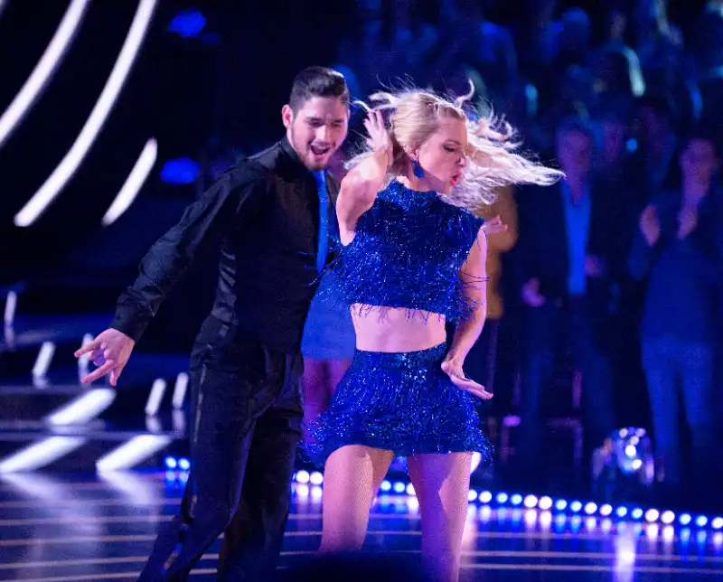 Alan Bersten and Heather Morris