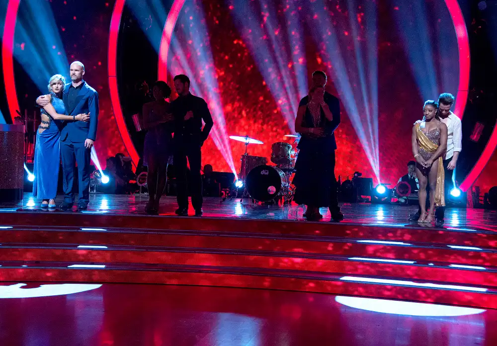 Lindsay Arnold, David Ross, Simone Biles and Sasha Farber Dancing With The Stars